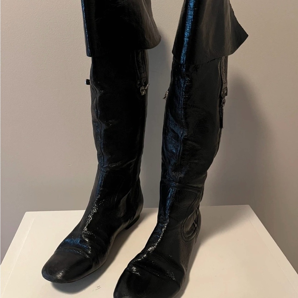 Black Women's Tall Zip Boots by GUESS